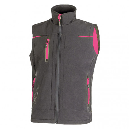 GILET  UNIVERSE LADY  taglia M - colore grey fucsia