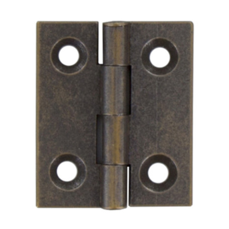 CERNIERA FRESATA PIANA OTTONE BRONZ 30X25 MM