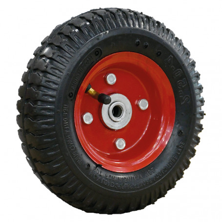 RUOTA PNEUMATICA PER CARRELLI  diametro  260 mm - foro  diametro  20 mm / per carrello pala ribaltab.