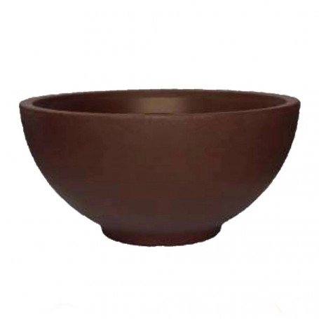 CIOTOLA PER FIORI  ATENA   diametro  65 x h.32 - terracotta