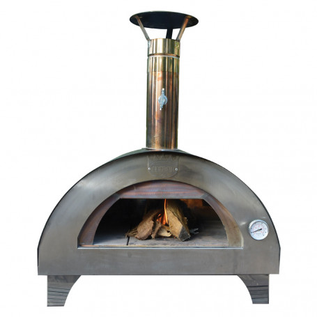 FORNO PORTATILE A LEGNA  CLEMENTINO  cm. 72 x 50 x h 91 (esterno) - antracite