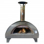 FORNO PORTATILE A LEGNA  CLEMENTINO  cm. 72 x 50 x h 91 (esterno) - antracite