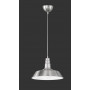 LAMPADA SOSPENSIONE WILL METALLO ACCIAIO SAT. D.36