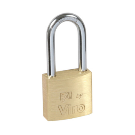 VIRO 553.32 LUCCHETTO FAI ARCO LUNGO 30MM OTTONE