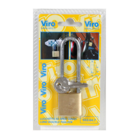VIRO BL 555.49.7 LUCCHETTO FAI ARCO LUNGO 50MM OTT