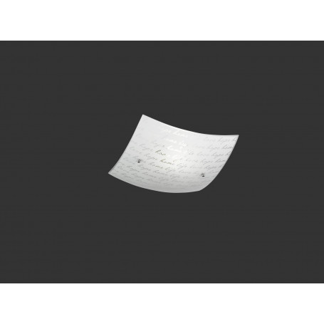 PLAFONIERA SIGNA DECORO FIRMA CM 30X30 E27