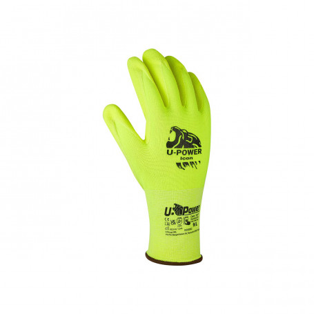 U-POWER GUANTI ICON GIALLO FLUO TAGLIA 9