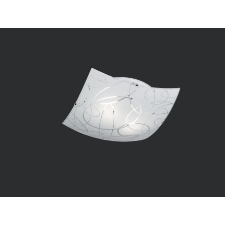 PLAFONIERA SPIRELLI DECORO CERCHI CM 40X40 E27