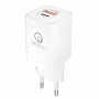CARICATORE CON PRESA USB-A E USB-C 20W LOSTECH LS-NC08