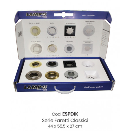 ESPOSITORE VALIGIA FARETTI DA INCASSO