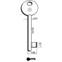 CHIAVI SILCA PATENT BON-P\PARI 6P2S BZ