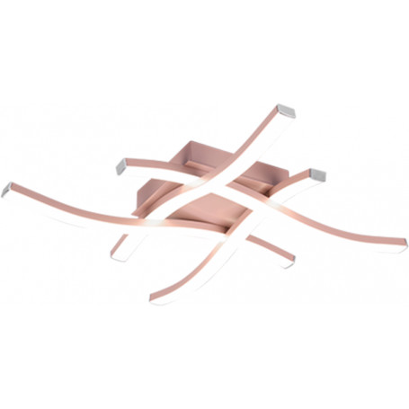 PLAFONIERA LED ROUTE ORO ROSA 4L 20W 4000K