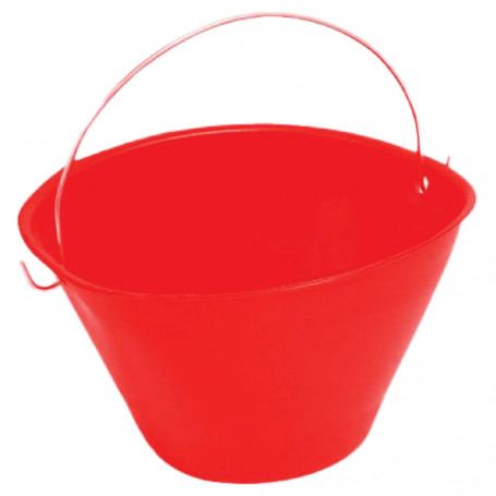 SECCHIO PER MURATORE  EXTRA  rosso