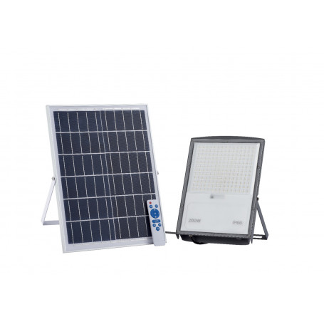 PROIETTORE LED 200 W CON PANNELLO SOLARE
