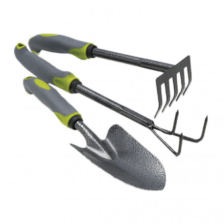 ATTREZZI GIARDINO SET  DELUXE  set 3 pezzi