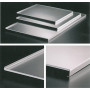 SOTTOLAVELLO ALLUMINIO PER  CUCINA 1164X510X18 MM