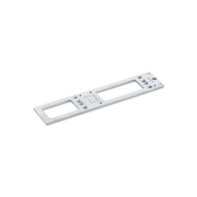 GEZE PIASTRA DI MONTAGGIO P\TS4000-5000 ARGENTO