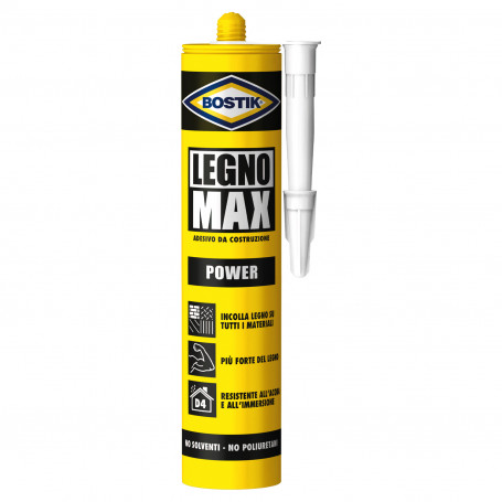 BOSTIK LEGNO MAX POWER CARTUCCIA DA 380 G