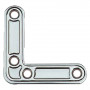 ANGOLO DI RINFORZO A SQUADRA mm 50 x 50 - pz. 4