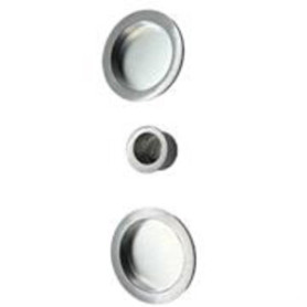 KIT MANIGLIE TONDO CIECO PORTE SCORREVOLI CROMO KIT MANIGLIE TONDO CIECO PORTE SCORREVOLI CROMO