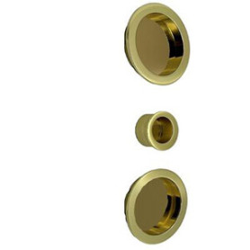 KIT MANIGLIE TONDO CIECO PORTE SCORREVOLI ORO KIT MANIGLIE TONDO CIECO PORTE SCORREVOLI ORO